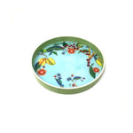 Tropical Fruit Canopy Enamel Round Tray
