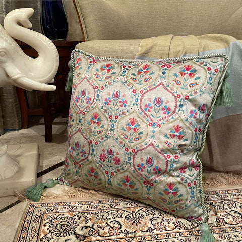 Suzani Jaal Cushion Cover