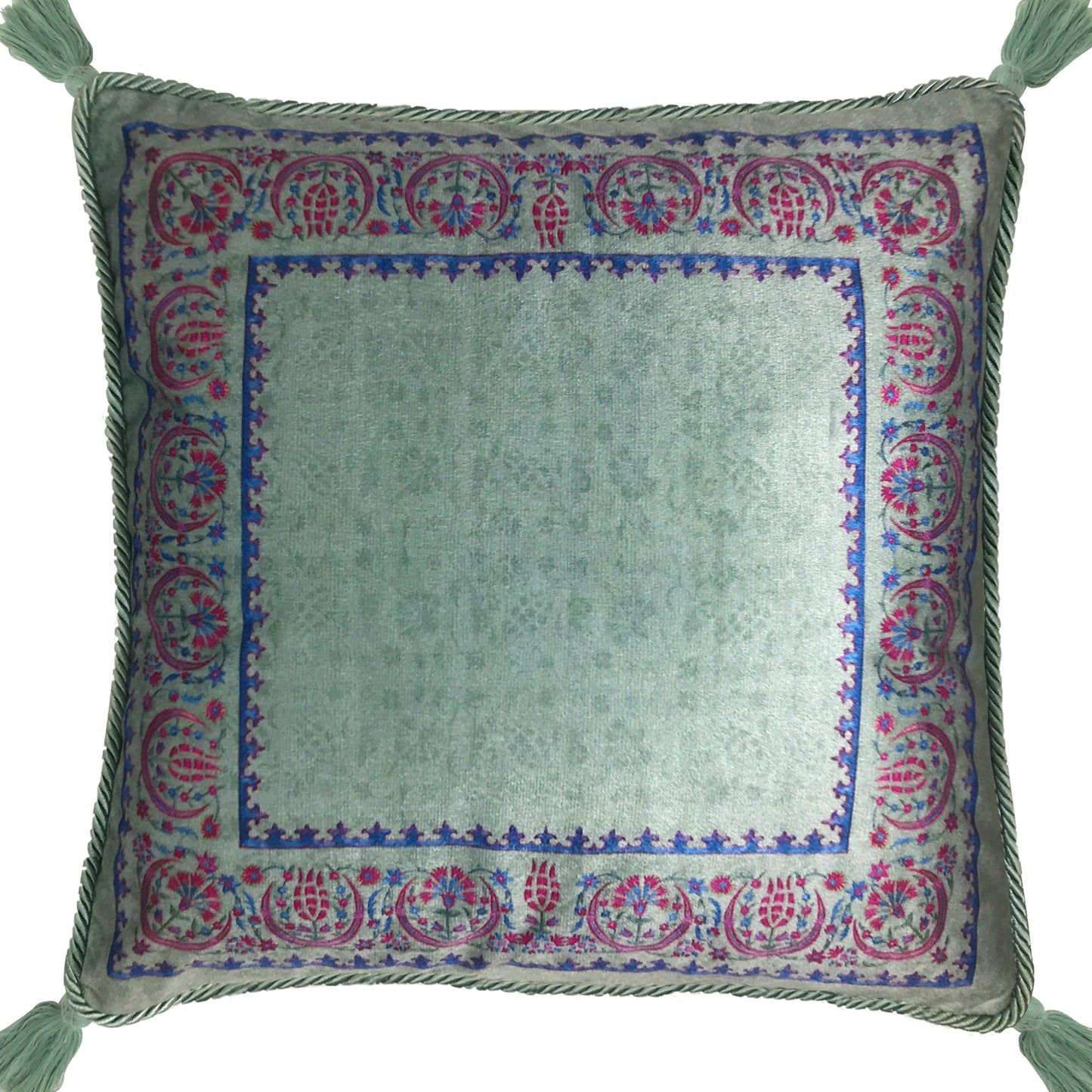 Suzani Boota Border Cushion Cover