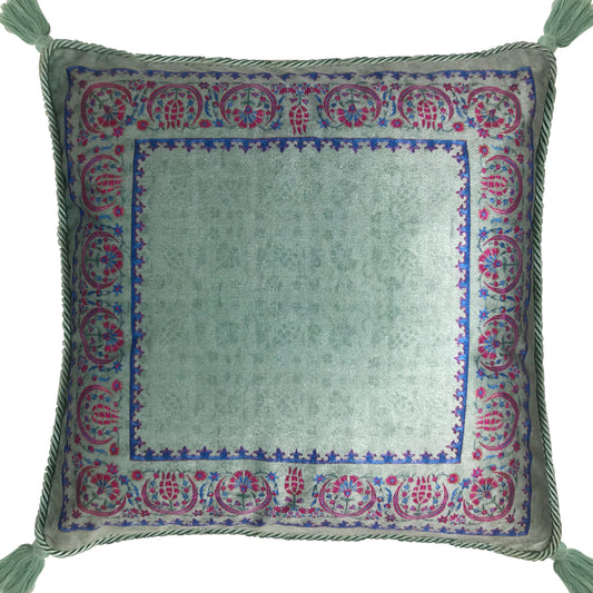 Suzani Boota Border Cushion Cover