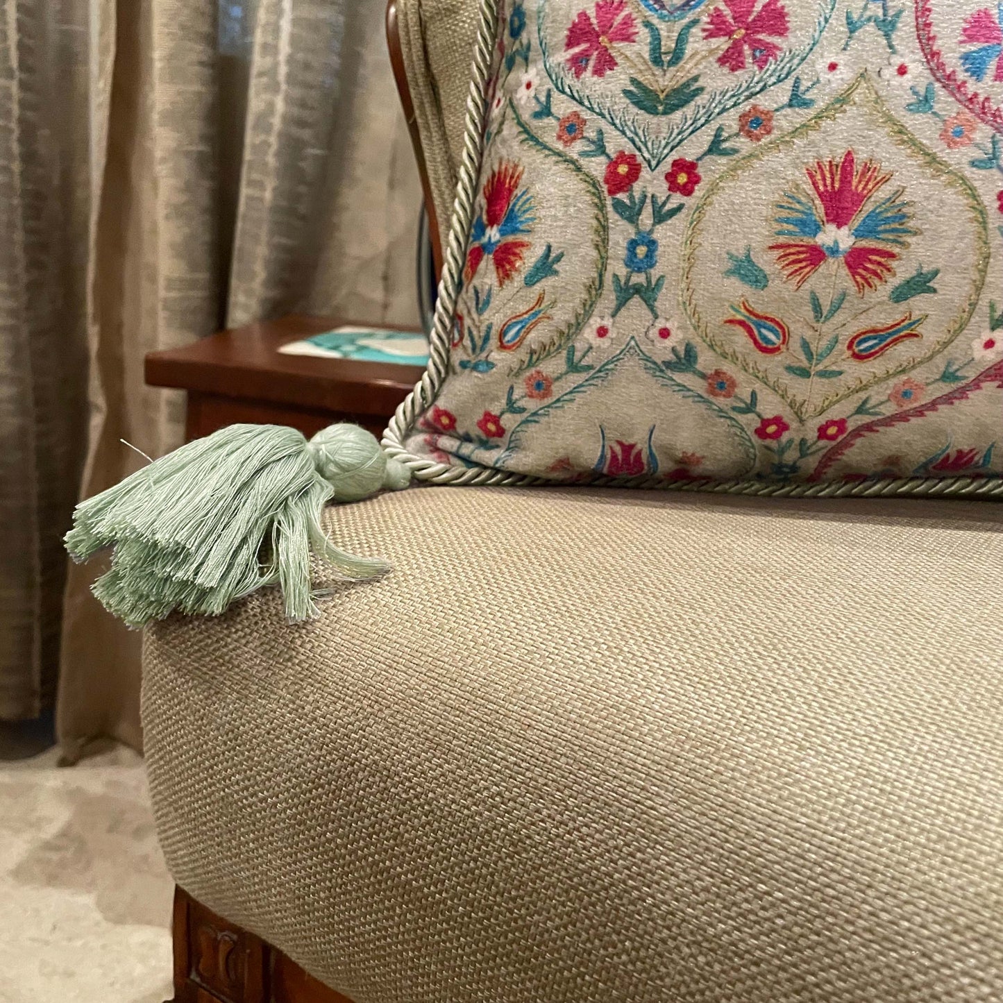 Suzani Jaal Cushion Cover