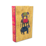 Majestic Elephant Pyramid Book Shaped Box