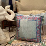 Suzani Boota Border Cushion Cover