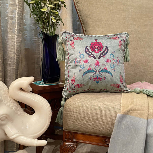 Suzani Boota Bahaar Cushion Cover