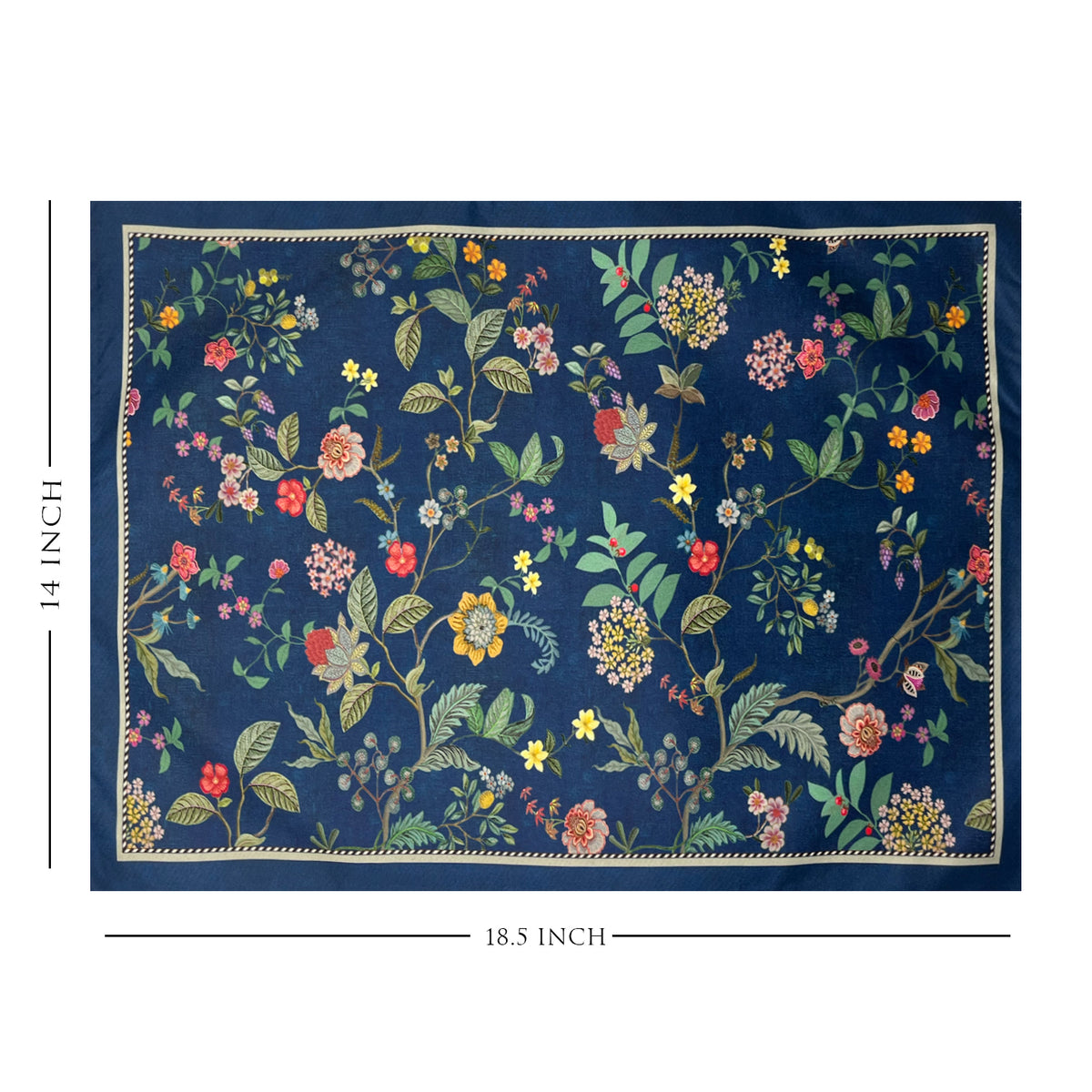 Twilight Blue Fabric Table mats (set of 2)