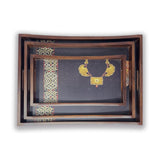 Royal Robe Wooden Tray Set