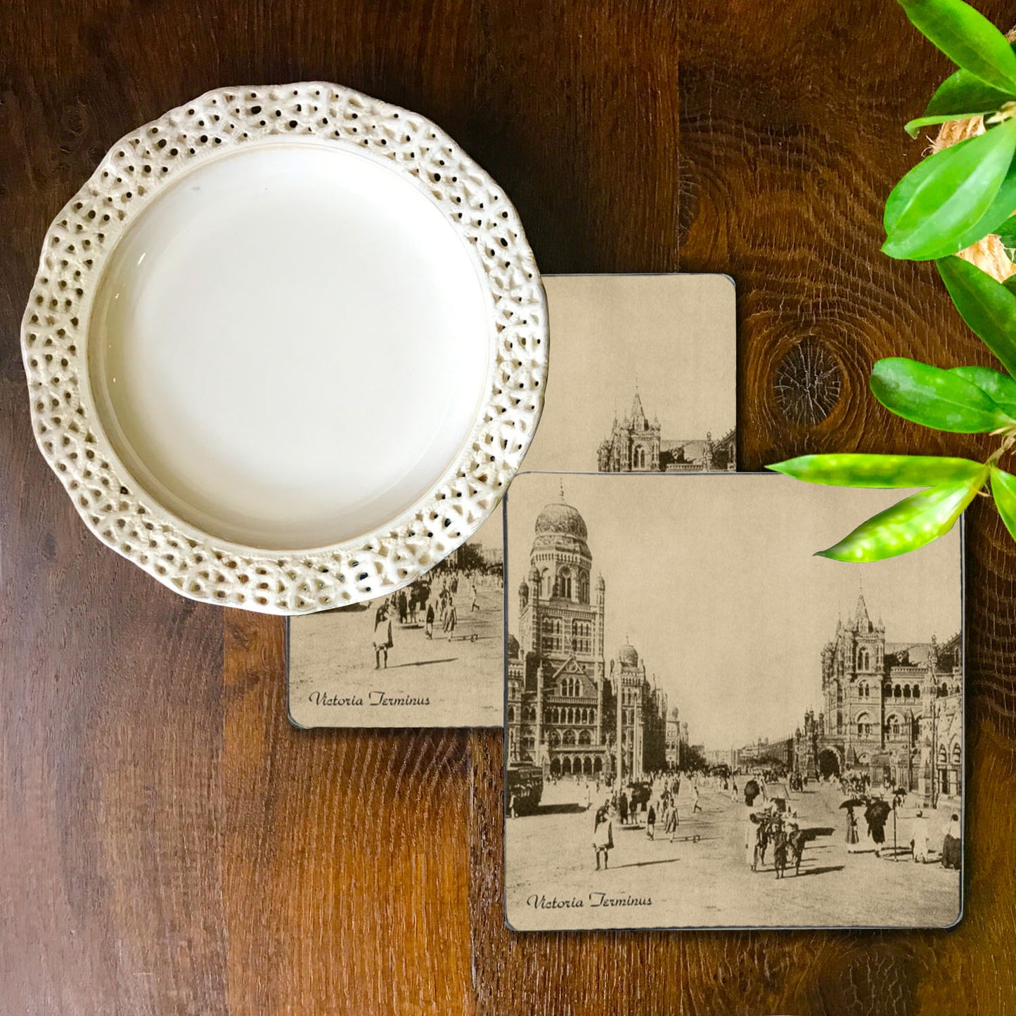 Old Bombay - Victoria Terminus Trivet