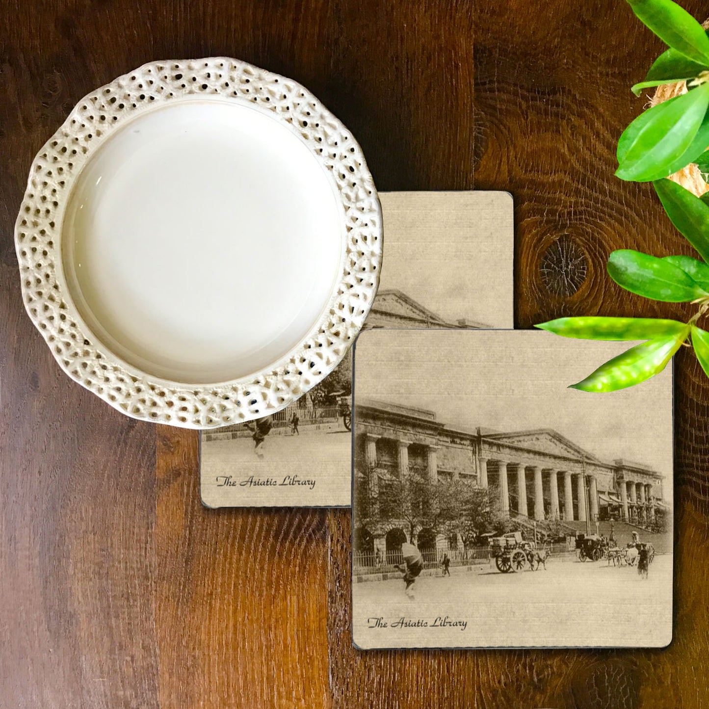 Old Bombay - Asiatic Library Trivet