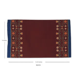 Red Floret Fabric Tissue Box Cover