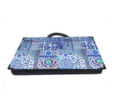Blue Pottery Lap Tray