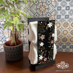 Midnight Blooms Cloth Napkin Stand