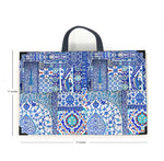 Blue Pottery Lap Tray