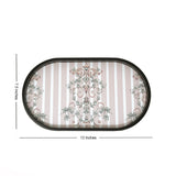 Pale florid Oval Medium Tray