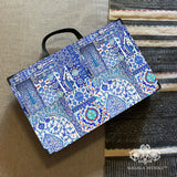 Blue Pottery Lap Tray