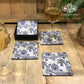 Blue Pottery Chintz Coasters