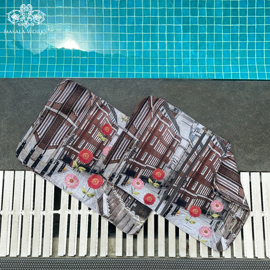 Urban Bloom Scape Lingerie Bag