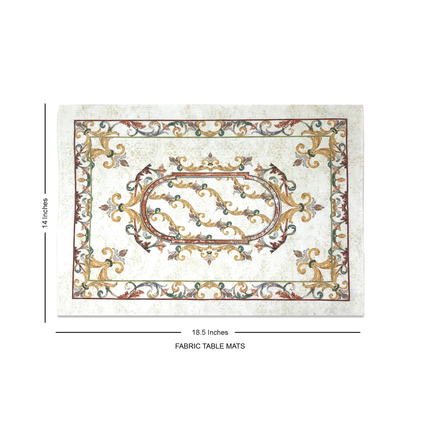 Inlay Prism Cotton Fabric Table mats (set of 2)