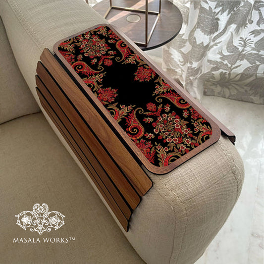Pashmina Black Sofa Handle Mats