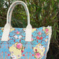 Floral Grunge Beach / Tote Bag