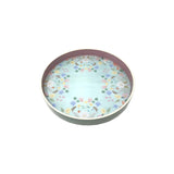 Pale Blossom Enamel Round Tray