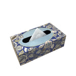 Azure Foliage Tissue Box