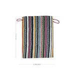 Chintz in strips Drawstring Pouches