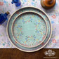 Pale Blossom Enamel Round Tray