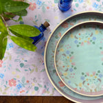 Pale Blossom Enamel Round Tray