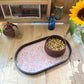 Delicate Jaal Oval Medium Tray