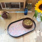 Delicate Jaal Oval Medium Tray