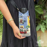 Marrakech Tramway Water Bottle sling with Mobile Holder