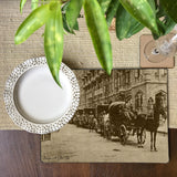 Old Bombay - Tonga at the Taj Tablemat