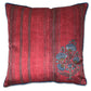 Red Embroidered Cushion Cover