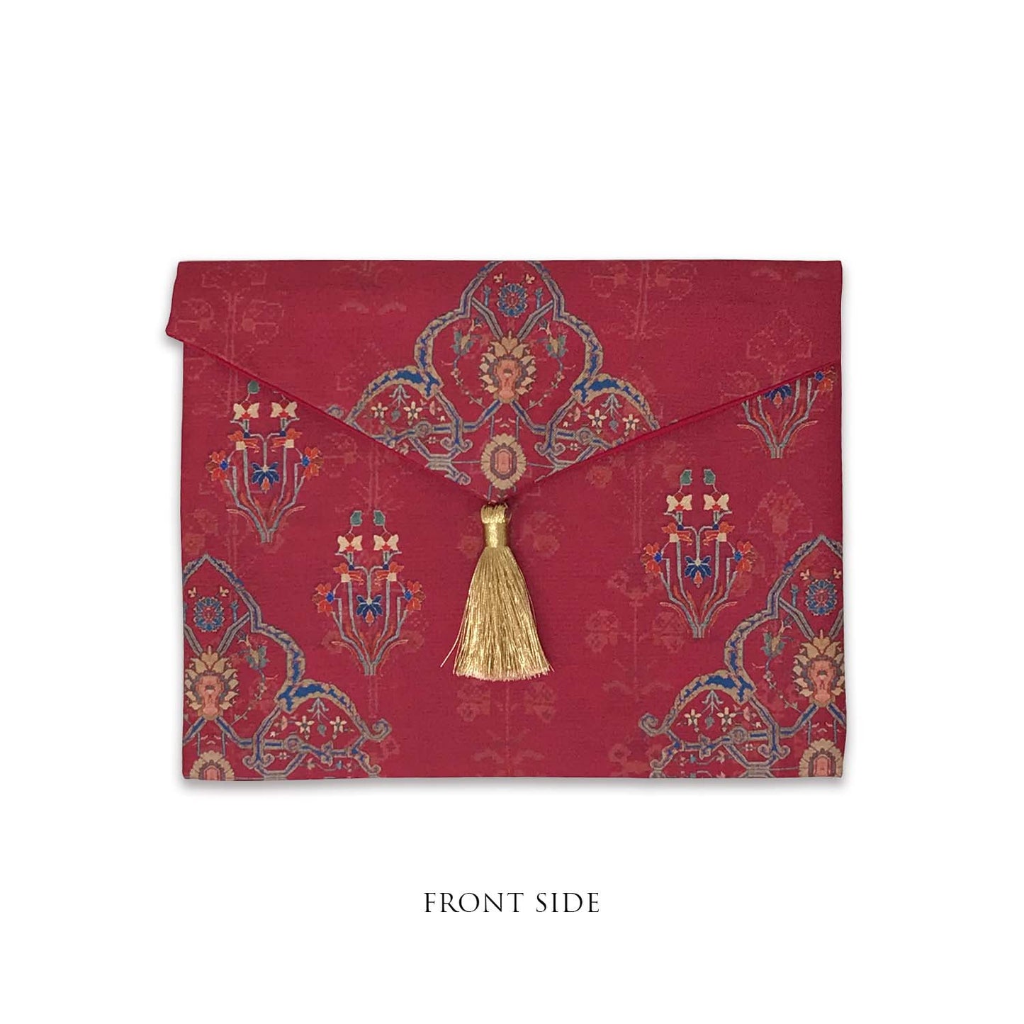 Ornate Mughal Boota Rust Gift Envelope - Medium