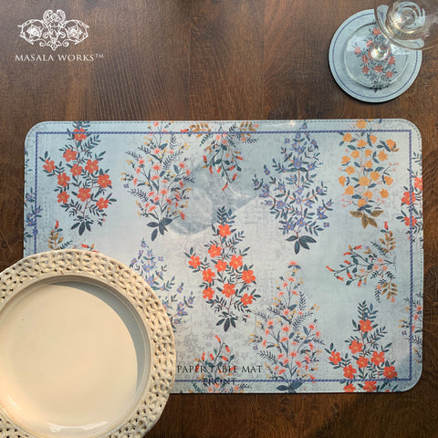 Floral Bushes Laminated Tablemat