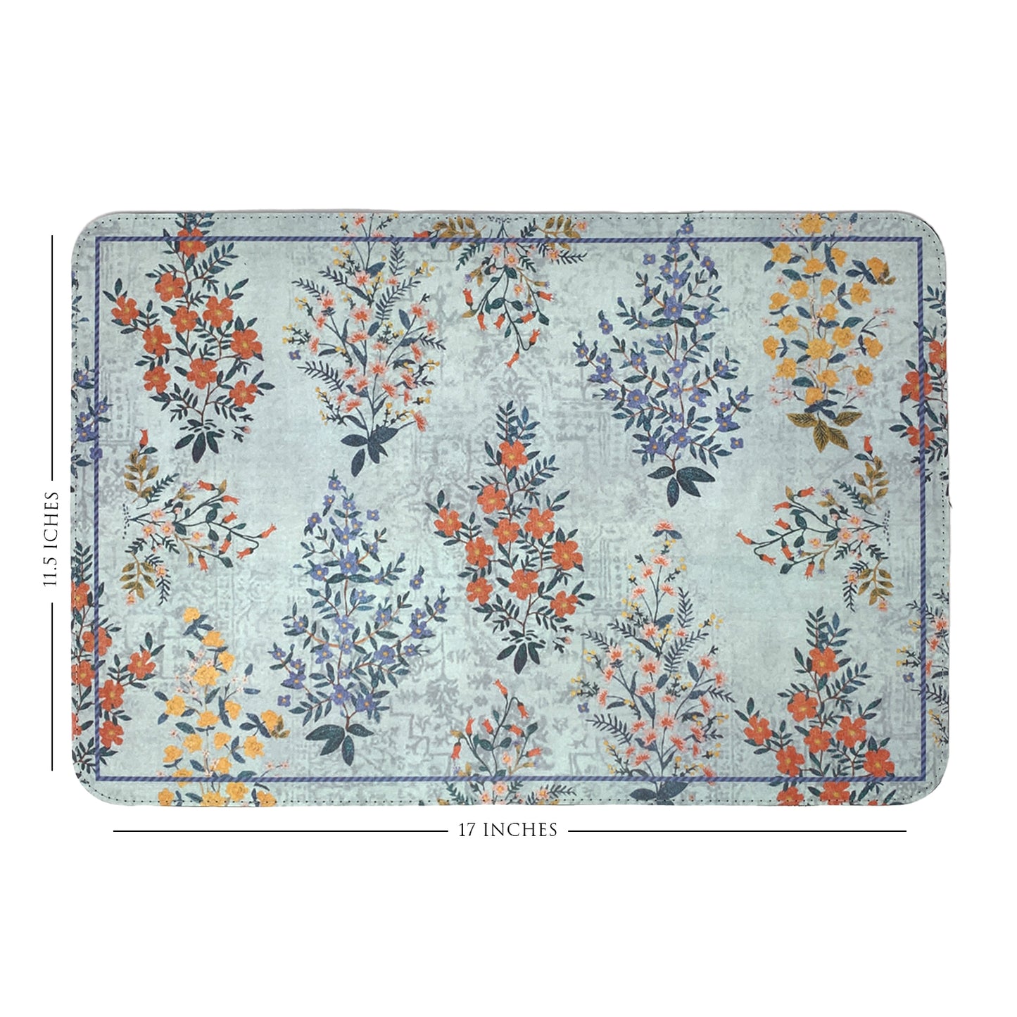 Floral Bushes Laminated Tablemat