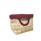 Delicate Floral Roll down Bag/Basket