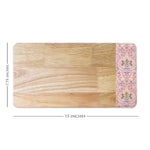 Delicate Jaal Wooden Platter