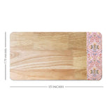Delicate Jaal Wooden Platter