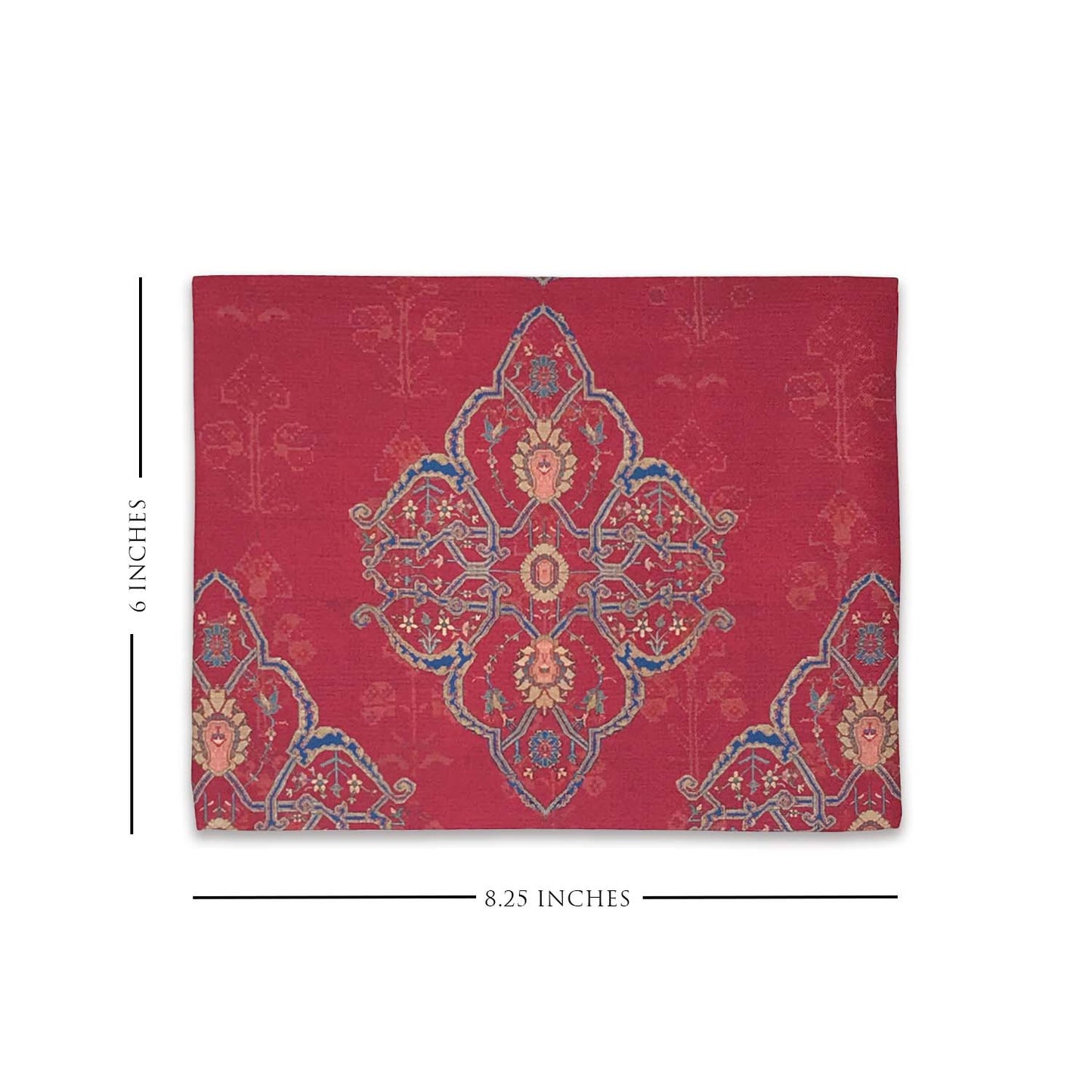 Ornate Mughal Boota Rust Gift Envelope - Medium