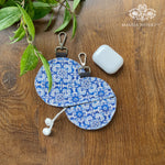 Marrakech Blue Pottery Earphone pouch