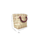 Delicate Floral Roll down Bag/Basket