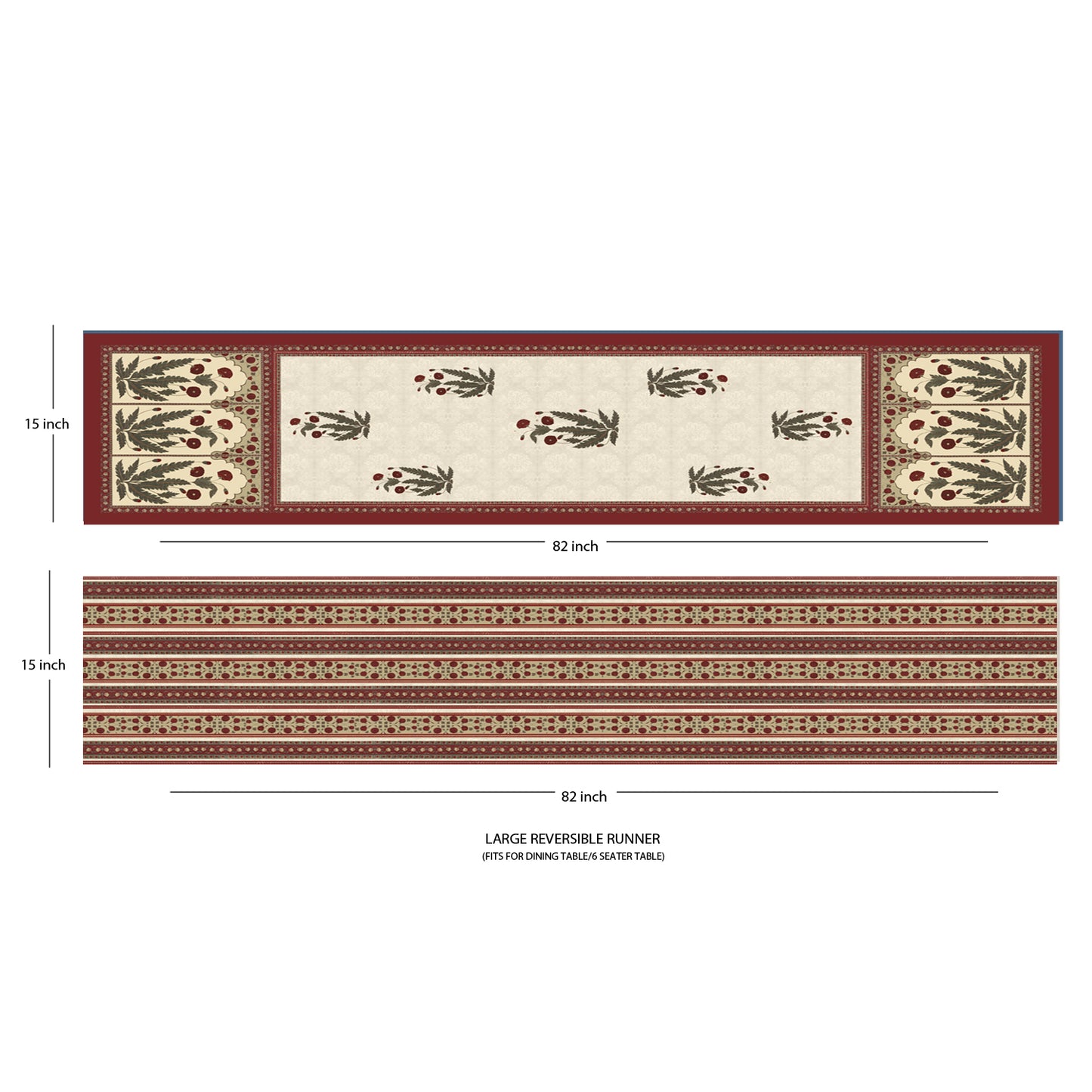 Jaipur Boota Reversible Table Runner