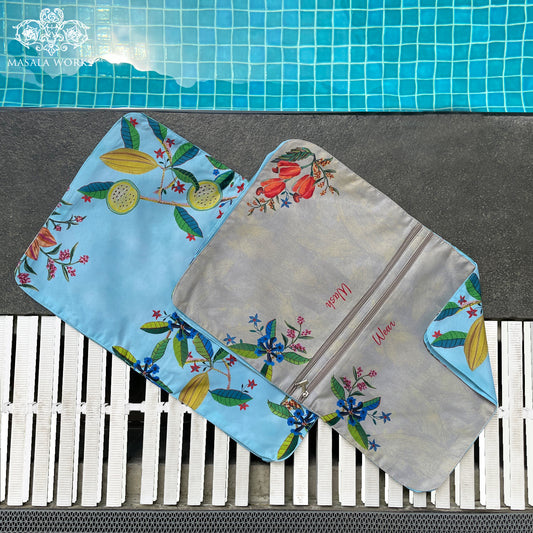 Tropical Fruit Canopy  Lingerie Bag