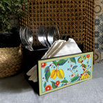 Tropical Fruit Canopy Cutlery Stand with Tissue Paper Holder