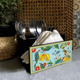 Tropical Fruit Canopy Cutlery Stand with Tissue Paper Holder
