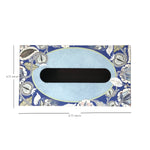 Azure Foliage Tissue Box