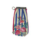 Stripes & Petal Key Pouch