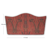 Red Paisley Hamper Basket