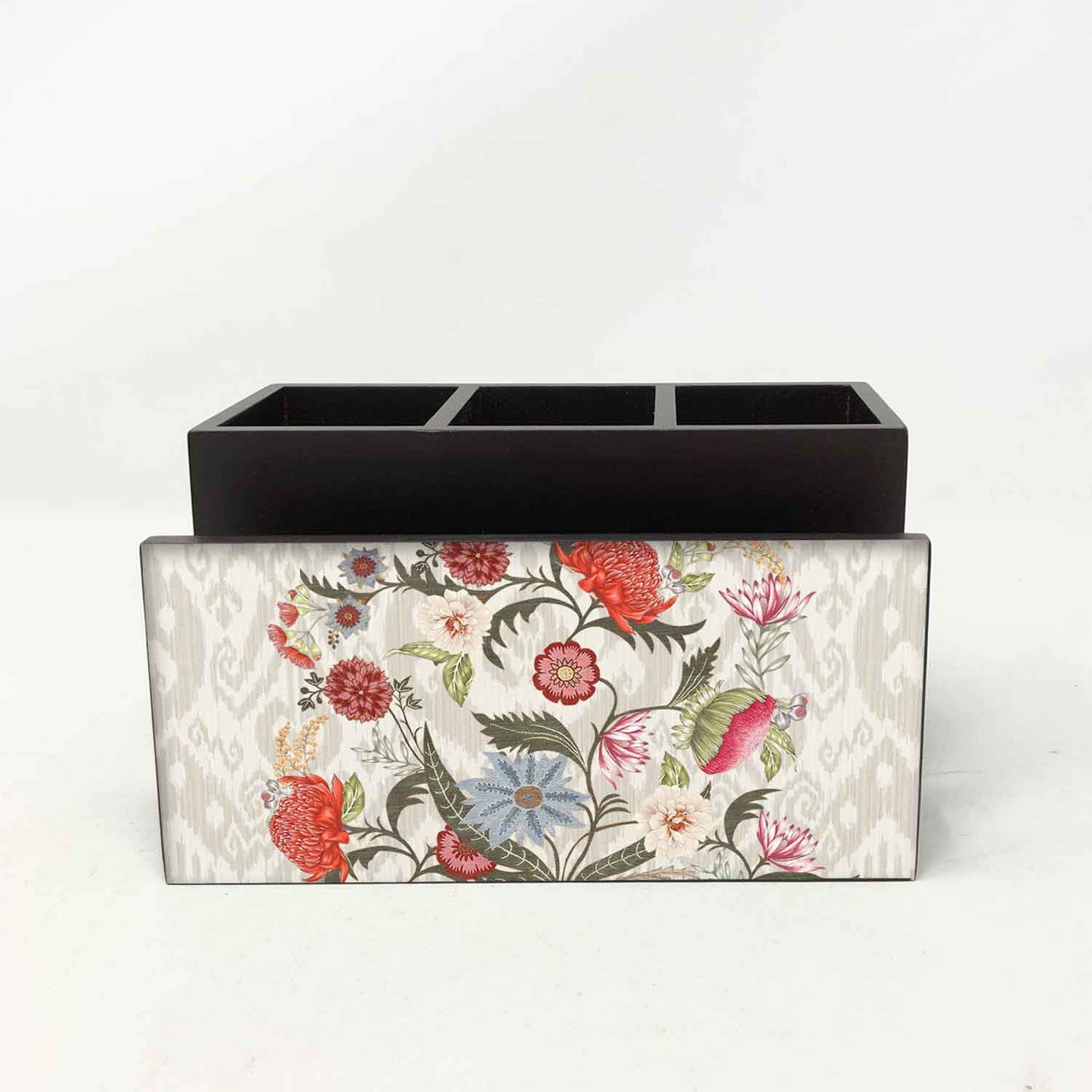 Ikat Chintz Stand with Tissue Paper Holder